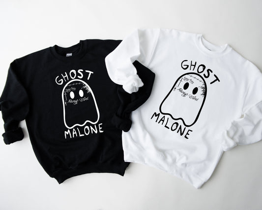 Ghost Malone Adult and Youth Graphic Sweatshirt - Limited Edition