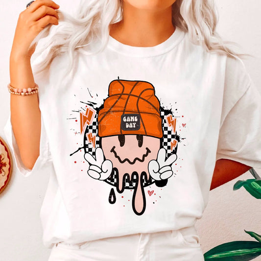Basketball: Melting Game Day Short Sleeve Graphic Tee