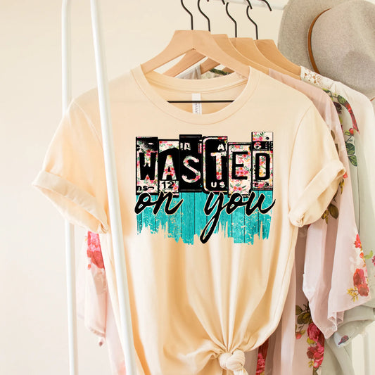 Wasted on You Short Sleeve Graphic Tee - Limited Edition