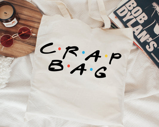 Crap Bag Canvas Tote Bag